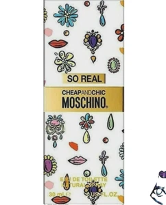 MOSCHINO CHEAP&CHIC SO REAL EAU DE TOILETTE SPRAY WOMEN 1.7 Oz / 50 ml BRAND NEW - Picture 1 of 2
