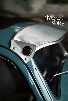 Parasol externo vintage malla aluminio clásico VW Volkswagen Beetle Bug Foto 1 de 4