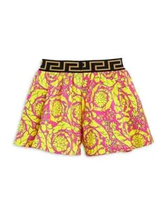 Versace Girls' Fleece Barocco Shorts Size 8A 8 Years NEW with tags $285 - Picture 1 of 7