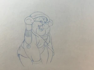 Vintage Disney Original Production Drawing from “ Troll In Central Park “ 1990’s - Picture 1 of 2