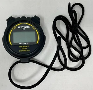 Accusplit Survivor III Magnum XL Event Stopwatch Cumulative Split Large Display - Picture 1 of 3