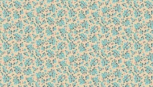0.6m Makower Stitch In Time 2140 Cream Ditzy Floral 100% Cotton - Picture 1 of 1