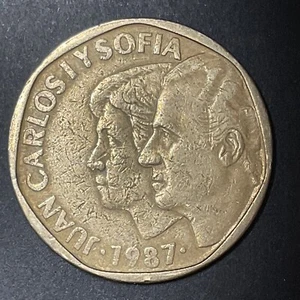 1987 SPAIN 500 PESETAS World Coin. EUROPE - Picture 1 of 2