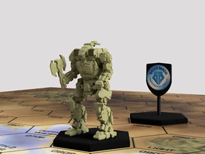 Axman AXM-2N | Brian Banzai Exclusive BattleMech | Battletech Miniature - Imagen 1 de 1