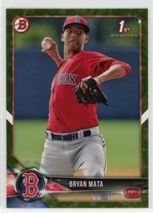 2018 Bowman Baseball 1st Prospects Bryan Mata Camo #BP2 - Picture 1 of 2
