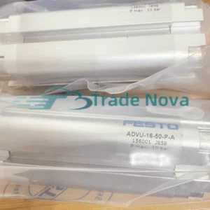 Cilindro 1 pieza original FESTO ADVU-16-50-P-A 156001 entrega rápida - Imagen 1 de 11