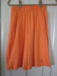 NWOT XL Boys 18-20 Reebok Orange Polyester/Spandex Basketball Shorts- 12 " Long - Picture 1 of 10