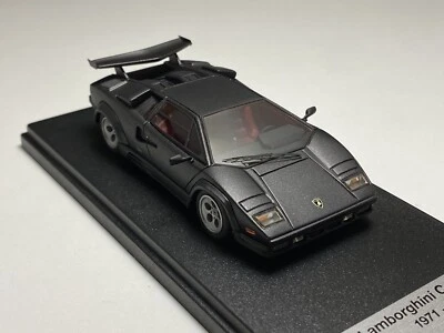 LOOKSMART 1/43 LS331A Lamborghini Countach 4 Valvole Met. Black (bbr Mr Makeup) - Immagine 1 di 4