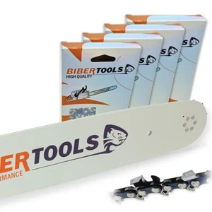4 Sägeketten + Schwert p.f. STIHL E 15 45cm 3/8" 1,6mm 66TG VM - Bild 1 von 6
