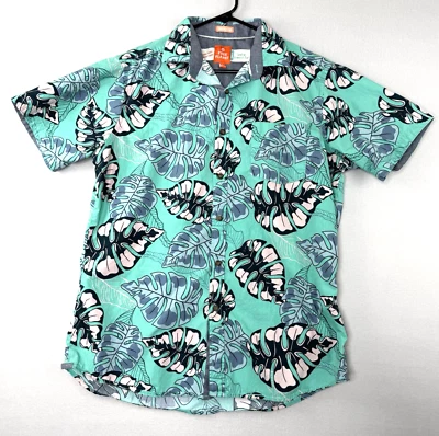Free Planet Hawaiian Shirt Men's Large Short Sleeve Button Down Modern Fit - Image 1 of 4