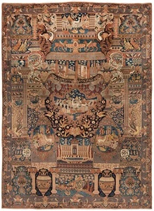 Kashmar Alfombra Persa Hecha a Mano 398x293 cm-Fine, Oriente, Carpet, Rug, Beige - Picture 1 of 14
