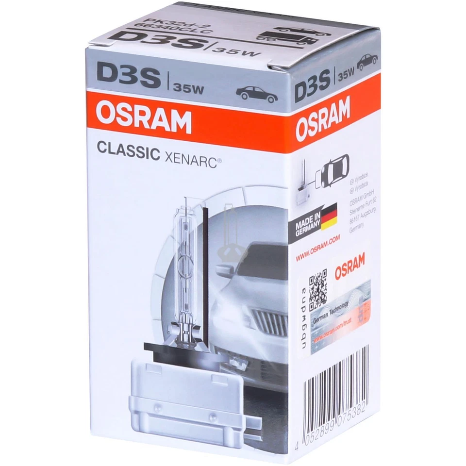 Osram D3S XENARC ORIGINAL 66340CLC NEW XENON BULB 35W x1 - Image 1 of 1