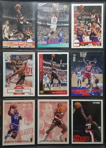 Clyde Drexler Pack 14 NBA Cards - Upper Deck, Fleer, Topps, NBA Hoops, Skybox - Bild 1 von 4