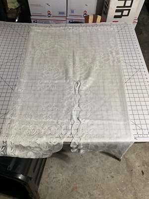 Cortina de panel de ventana de encaje Shabby Chic aspecto victoriano B209 Foto 1 de 4