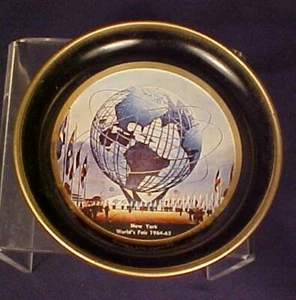 Posacenere vintage 1964 - 65 New York World's Unisphere US Steel - Foto 1 di 4