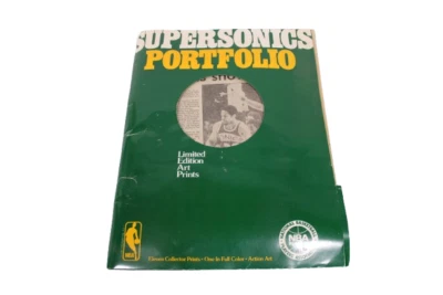 RARE 1979 Seattle Supersonics Portfolio Limited Edition Prints NBA Basketball - Image 1 of 4