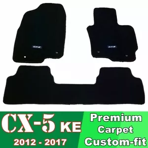 PREMIUM Carpet Car Floor Mats for Mazda CX-5 KE CX5 2012-2017/2 front rear - Picture 1 of 3