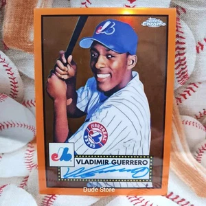 2021 Topps Chrome Orange Foil AUTO - Vladimir Guerrero #PA-VG #d/25 - Picture 1 of 3
