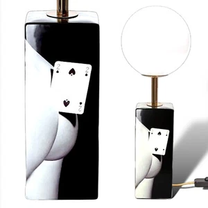 Tischlampe Seletti Two of Spades 13,5x14x70cm BRANDNEU UVP 310£ - Bild 1 von 15