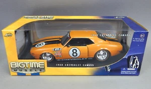 NIB Jada 1/18 Bigtime Muscle 1968 Chevy Camaro diecast model orange 63013 - Picture 1 of 3