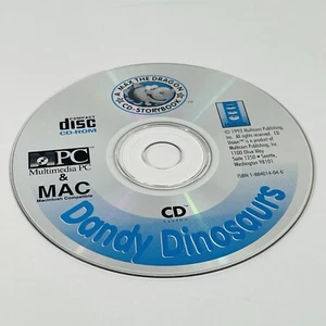 Dandy Dinosaurs A Max The Dragon 1993 CD Storybook for PC and Mac - Photo 1/3