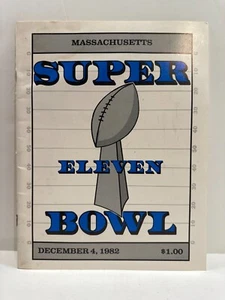 Massachusetts High School Football SUPER BOWL XI 4. Dezember 1982 Programm - Bild 1 von 4