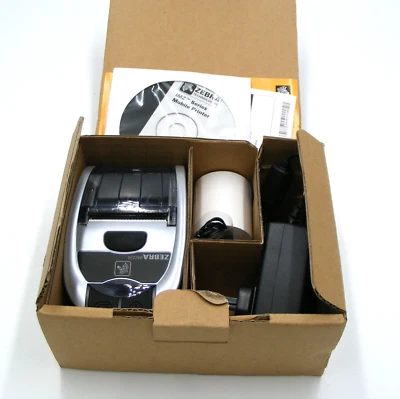 Zebra MZ220 Portable Thermal Printer Bluetooth Ticket Roll Model M2I-0UB0E060-00 - Image 1 of 3