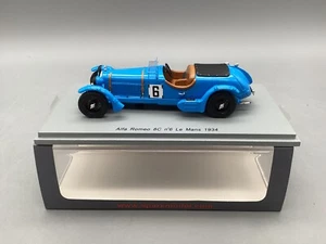 Modellini auto 1:43 Spark Alfa Romeo 8C Le Mans 1934 #6 in confezione originale - Foto 1 di 11