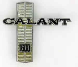 Genuine Vintage Chrysler Valiant Galant 1600 Guard Chrome Car Badge Emblem 1969- - Picture 1 of 4
