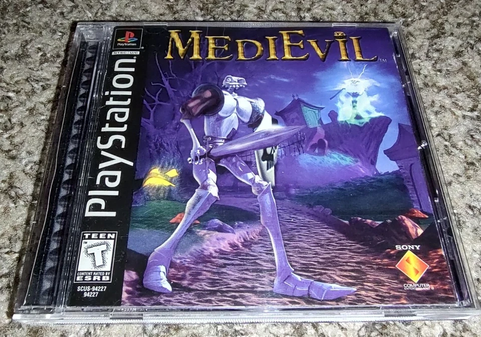 MediEvil 1 (Sony PlayStation 1 PS1, 1998) CIB Complete W/ Manual  - Image 1 of 4