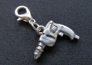 Cordless Drill Screwdriver Drill Charm Pendant Miniblings - Picture 1 of 4