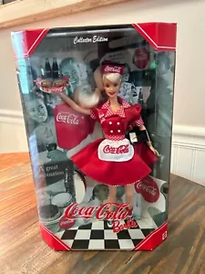 1998 Barbie Coca-Cola Waitress Collector Edition Doll - Picture 1 of 12
