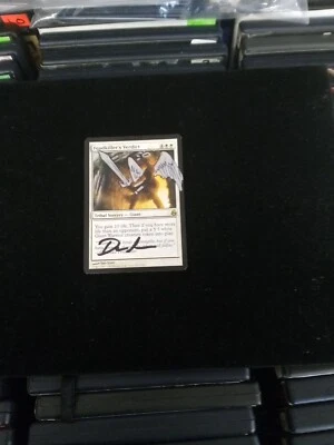 MTG Feudkiller's Verdict Morningtide 9/150 Rare Signed - Image 1 of 4