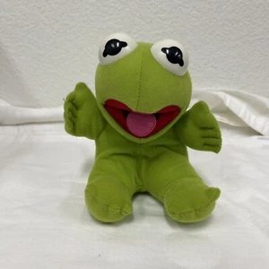 Baby Kermit 7" inch Plush Good Used Condition Muppets Henson Vintage - Picture 1 of 7