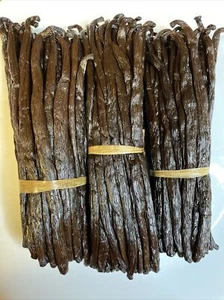 Organic Madagascar Gourmet Fresh Vanilla Beans Grade A 1 Pound - Picture 1 of 3