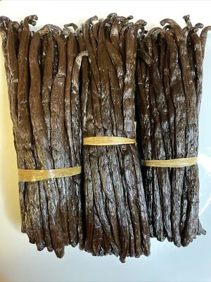 Organic Madagascar Gourmet Fresh Vanilla Beans Grade A 1 Pound
