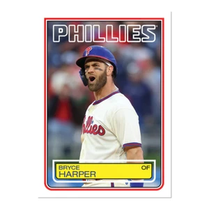 2022 Throw Back Thursday Set 2 #4 Bryce Harper - Free Shipping Always! - Picture 1 of 1