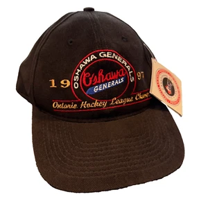 Vintage 1997 Oshawa Generals OHL Ontario Hockey League Champs Snapback Hat New - Bild 1 von 6
