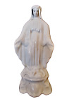 ancienne statue/statuette Vierge Marie-polychrome-en porcelaine de paris