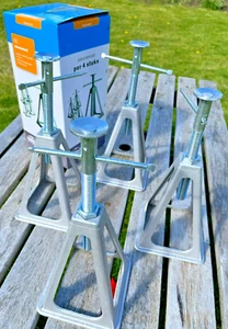 Casa rodante CARAVANA AUTOCARAVANA JACK STANDS conjunto de 4 - Remolque con soporte estabilizador - Imagen 1 de 4