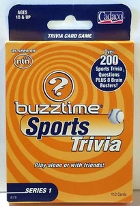 Buzztime Sports Trivia Series 1 Party Card Game 200 Sports Trivia Questions - Picture 1 of 2