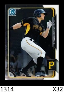 1-2015 BOWMAN CHROME AUSTIN MEADOWS PIRATES QTY AVAILABLE - Picture 1 of 1