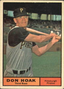 1961 Topps Pittsburgh Pirates Baseball Card #230 Don Hoak - VG-EX