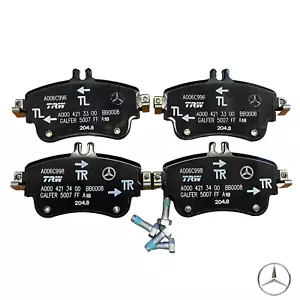 Originale Mercedes-Benz A0004202902 Kit Pastiglie Freno,Freni a Disco W176 W242 - Foto 1 di 8