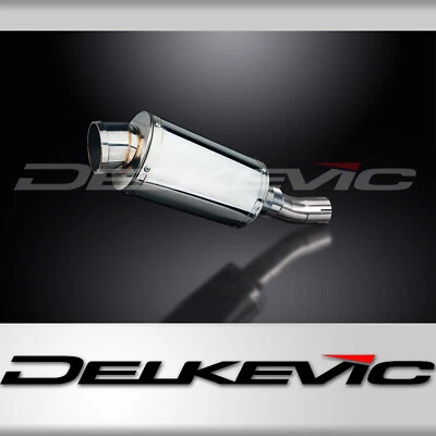 Silenciador de escape ovalado de acero inoxidable Triumph Street Triple 675 675R 13-16 sin cordones de 9" Foto 1 de 4