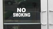 No Smoking J883 8 inch wide Sticker business store sign Decal