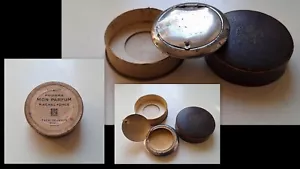 Antikes Poudre Etui Bourjois, Paris, Pappschatulle - Bild 1 von 7