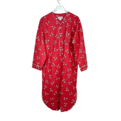 Oscar de la Renta Vintage Sleep Time Bear Night Gown & Cap Size Small - Image 1 of 4