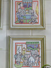 Bathroom Elephant Cuties Cross stitch Design chart