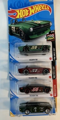 Hot Wheels (lot Of 4)  1969 Triumph TR6 Diecast Cars - Image 1 of 4